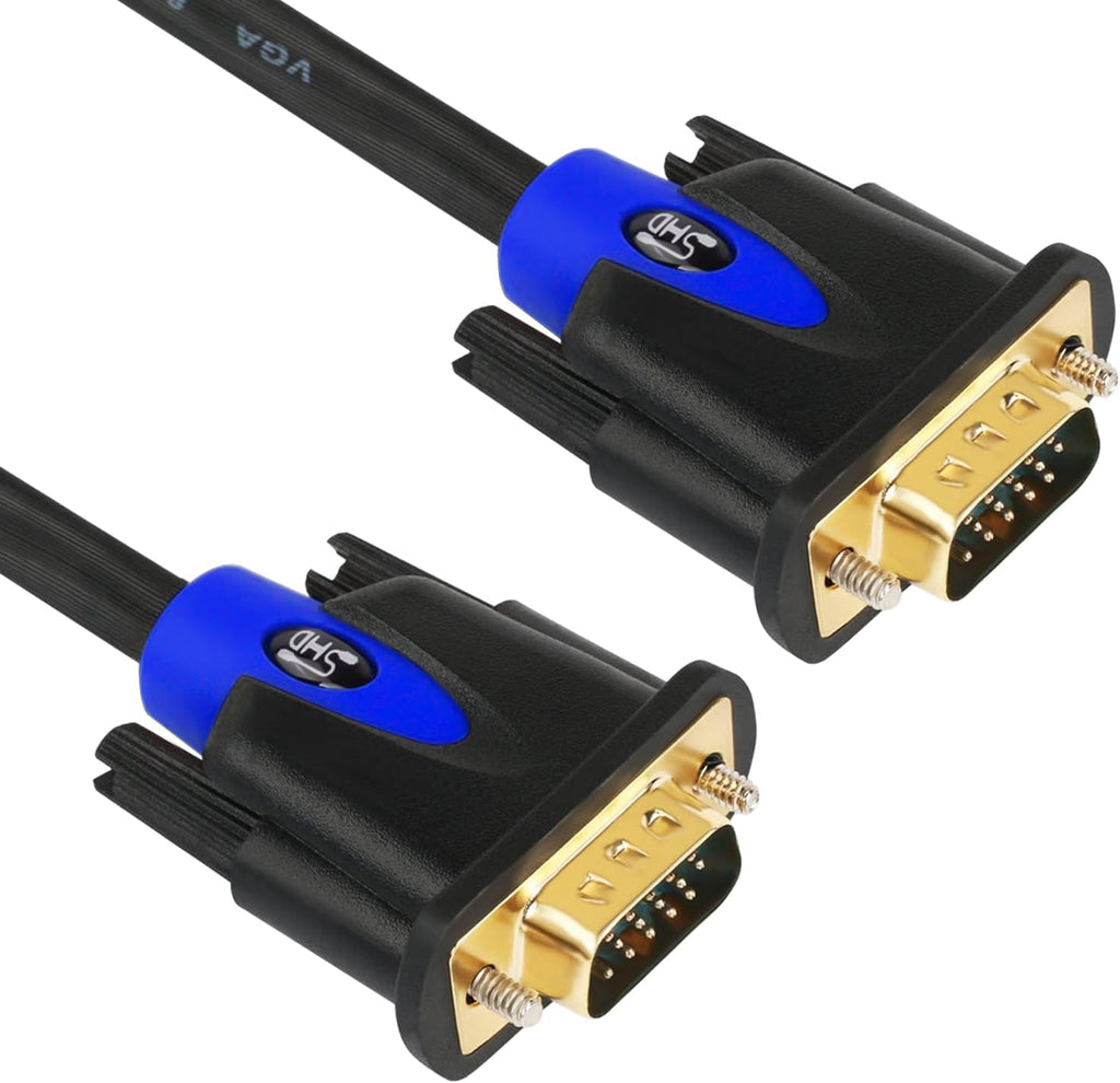 VGA Cable, VGA to VGA HD15 Monitor Cable for PC Laptop TV Projector-3Feet
